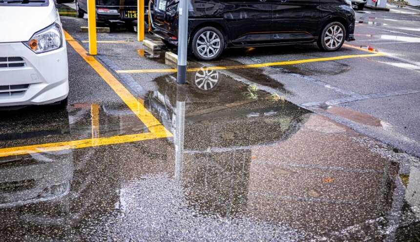 雨天時の不快感カット