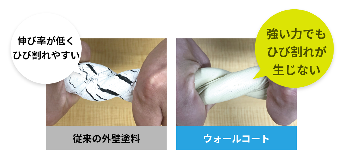 従来の外壁塗料との違い